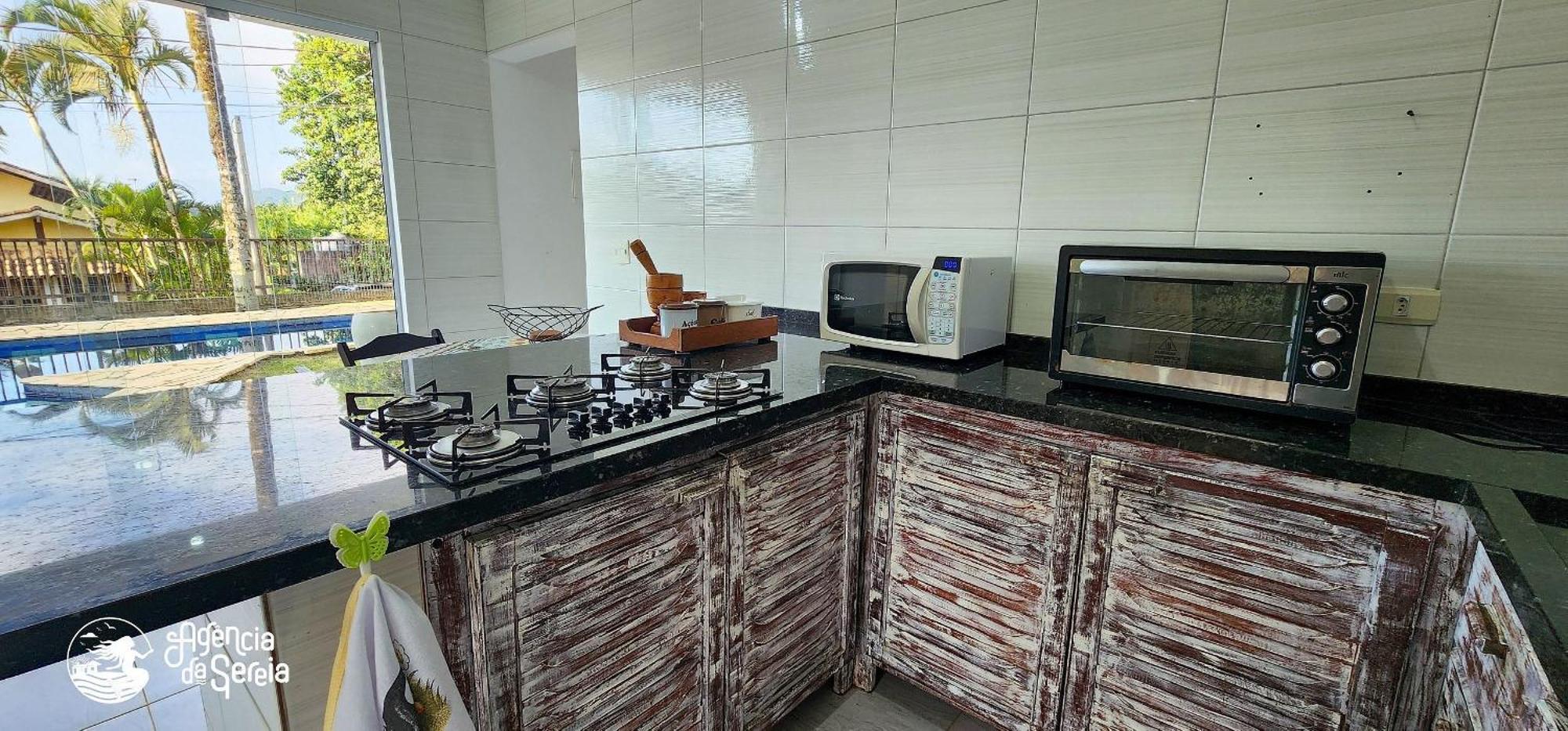 Bela Casa De 4 Suites Com Piscina E Vista - Curral Ilhabela Zewnętrze zdjęcie